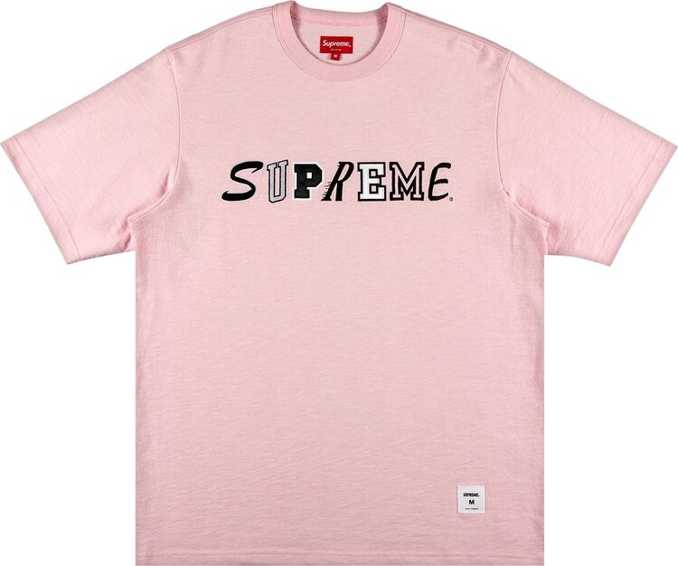 

Футболка Supreme Collage Logo Short-Sleeve Top 'Pink', розовый