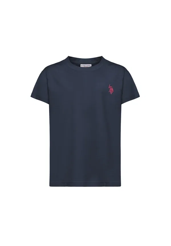 Футболка с логотипом, хлопок, basic t-shirt, U.S. Polo Assn, синий U.S. Polo Assn. — фото 3