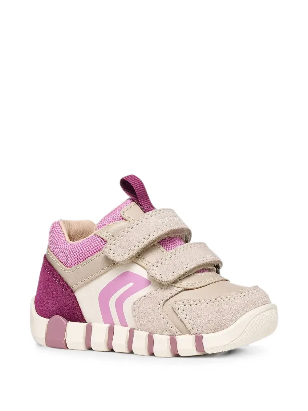 Кроссовки на липучках Yippee Geox Kids, бежевый