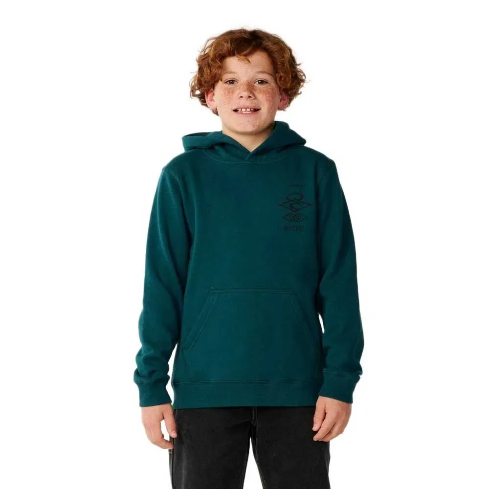 Детский свитшот для мальчиков с принтом Search Icon Rip curl, Green