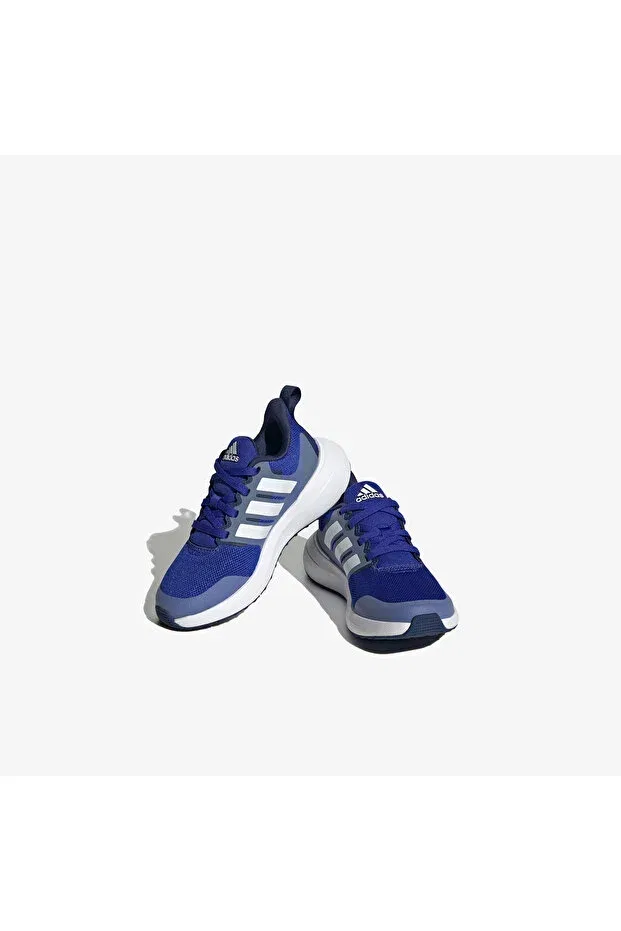 Детские спортивные кроссовки для девочек с шнуровкой Fortarun 2.0 Adidas, Blue — фото 2