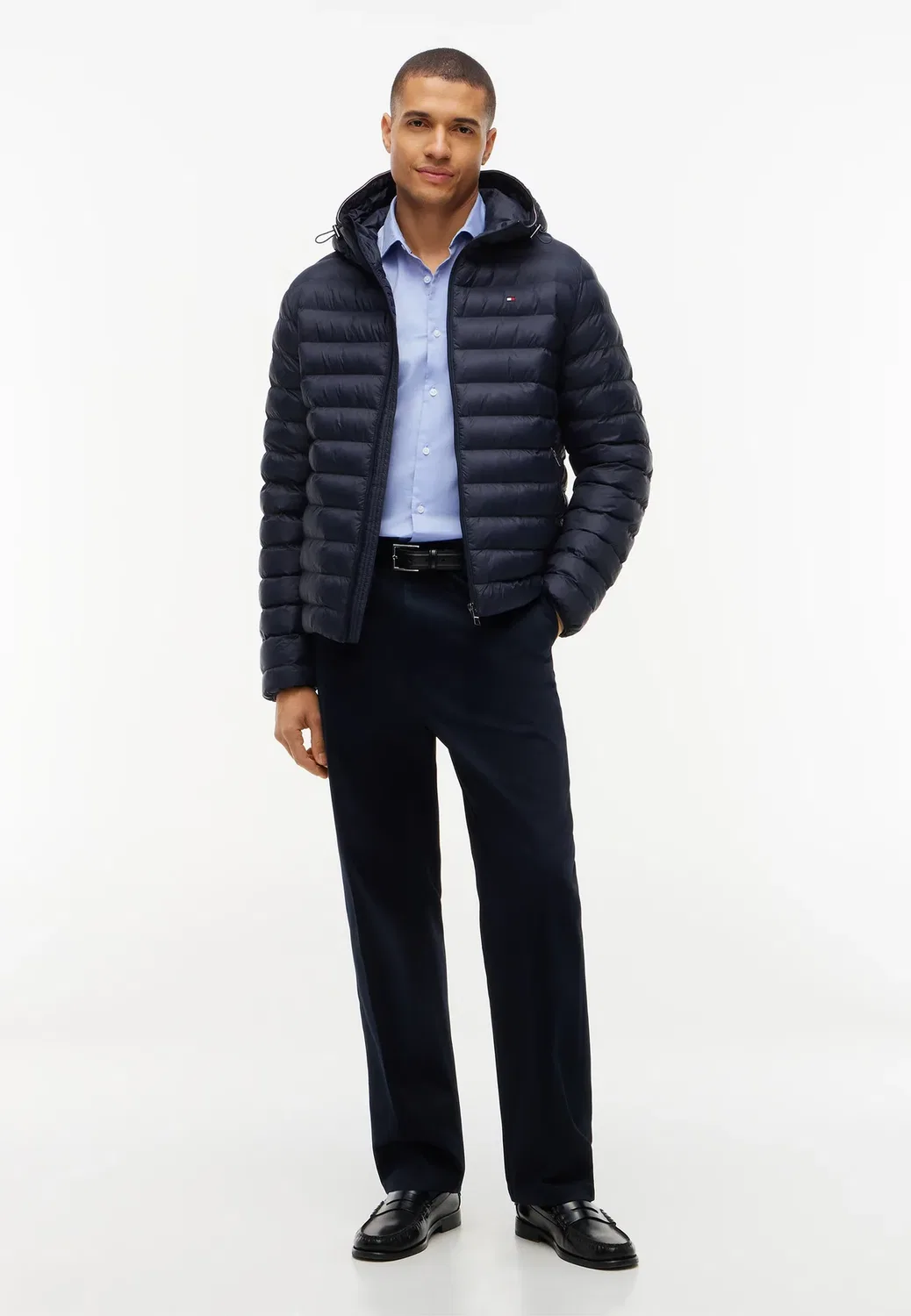 Основные предметы гардероба - легкая куртка Tommy Hilfiger, Navy Blue — фото 2