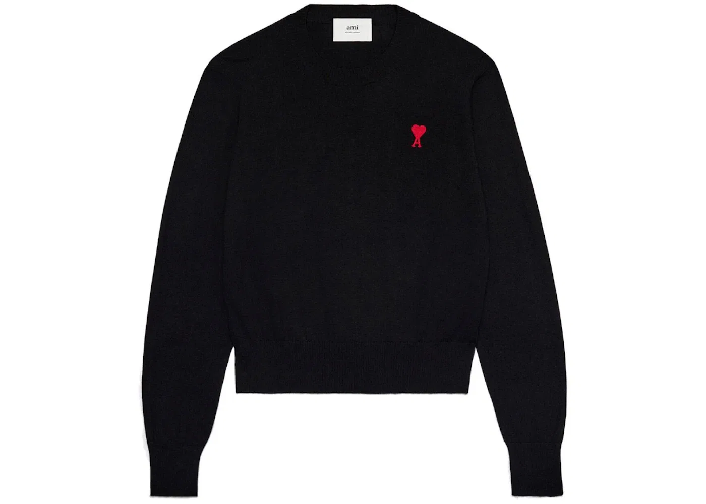 Мужской свитер с вышивкой Ami De Coeur Ami Paris, Black