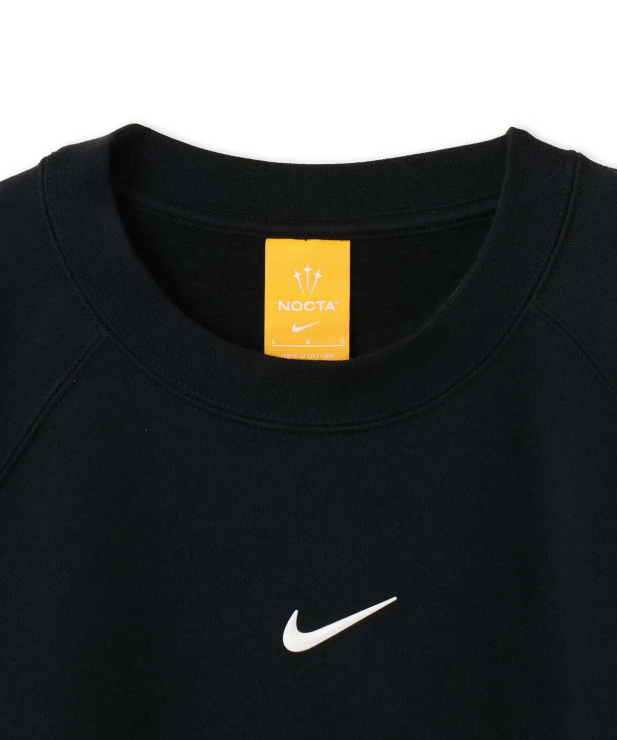 Мужское флисовое худи с длинным рукавомNOCTA CS Crew Fleece NIKE, Grey — фото 4