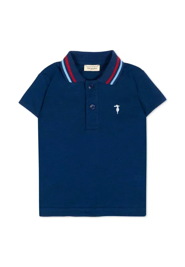 Поло с принтом Polo Tru Trussardi Junior, синий