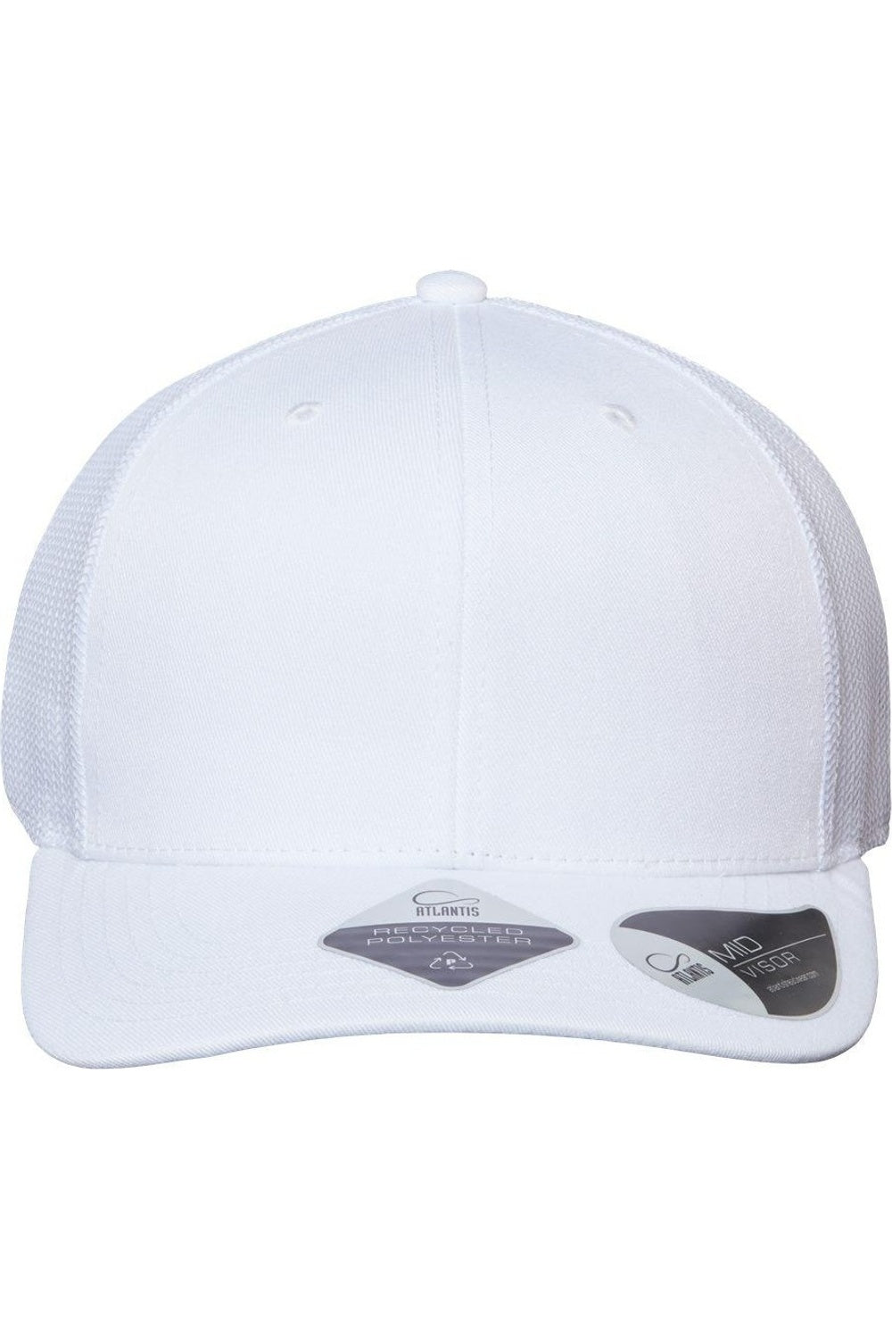 

Atlantis Headwear Экологичная кепка дальнобойщика, белый/белый