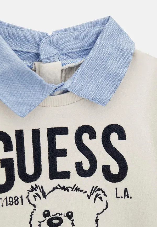 Толстовка Guess, кремовый — фото 3