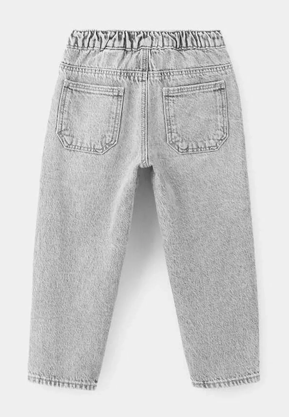 Детские джинсы прямого кроя Mango Kids, Grey Denim — фото 2