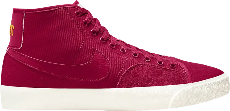 Кроссовки Nike Blazer Court Mid Premium SB 'Mystic Hibiscus', красный — фото 2