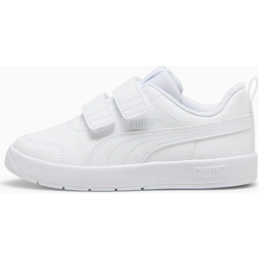 Кроссовки детские с ортопедической поддержкой Courtflex V3 V Ps Puma, Белый — фото 2