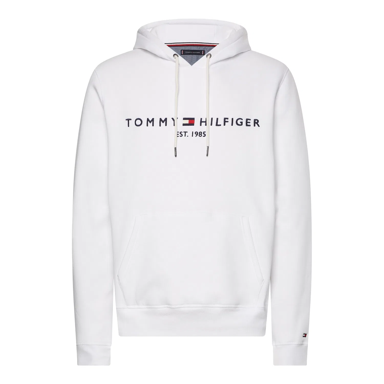 Мужской худи с логотипом Tommy Hilfiger, White — фото 4