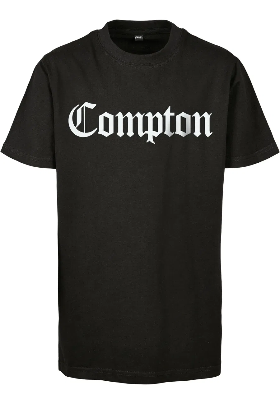 Футболка Mister Tee Shirt 'Compton' черного цвета