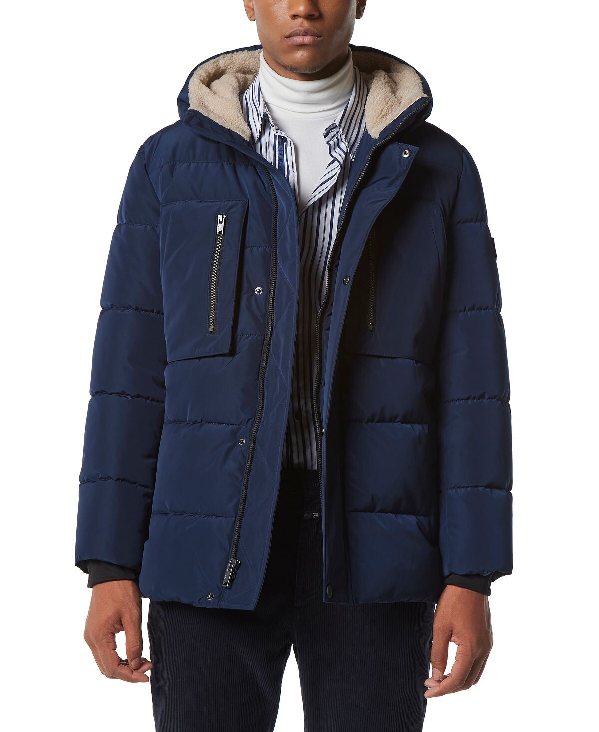 

Мужская куртка yarmouth micro sheen parka с капюшоном на флисовой подкладке Marc New York, Черный, Мужская куртка yarmouth micro sheen parka с капюшоном на флисовой подкладке Marc New York