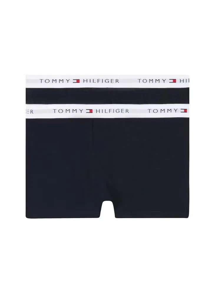 Трусы-боксеры хлопковые комплект 2 шт. Tommy Hilfiger, синий — фото 2