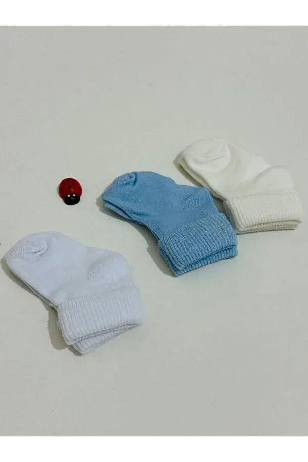 Детские носки для мальчиков набор 3 шт Yetiş Baby, Blue — фото 3