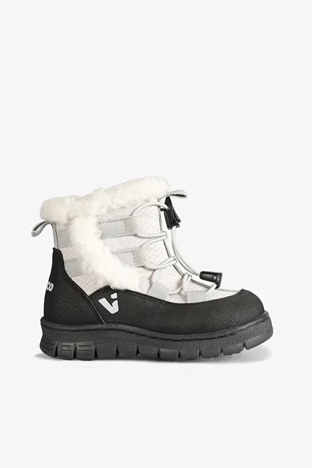 Детские ботинки для девочек с коротким каблуком Nagoya baby boots Vicco, Gray — фото 2
