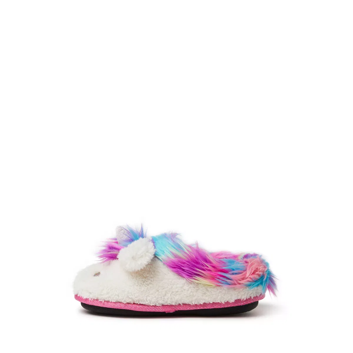 Детские тапочки-сабо для девочек с принтом единорога Dearfoams, Paradise Pink — фото 2