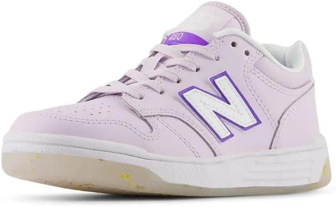 Детские кроссовки на шнуровке 480 V1 New Balance, Taro/Electric Indigo