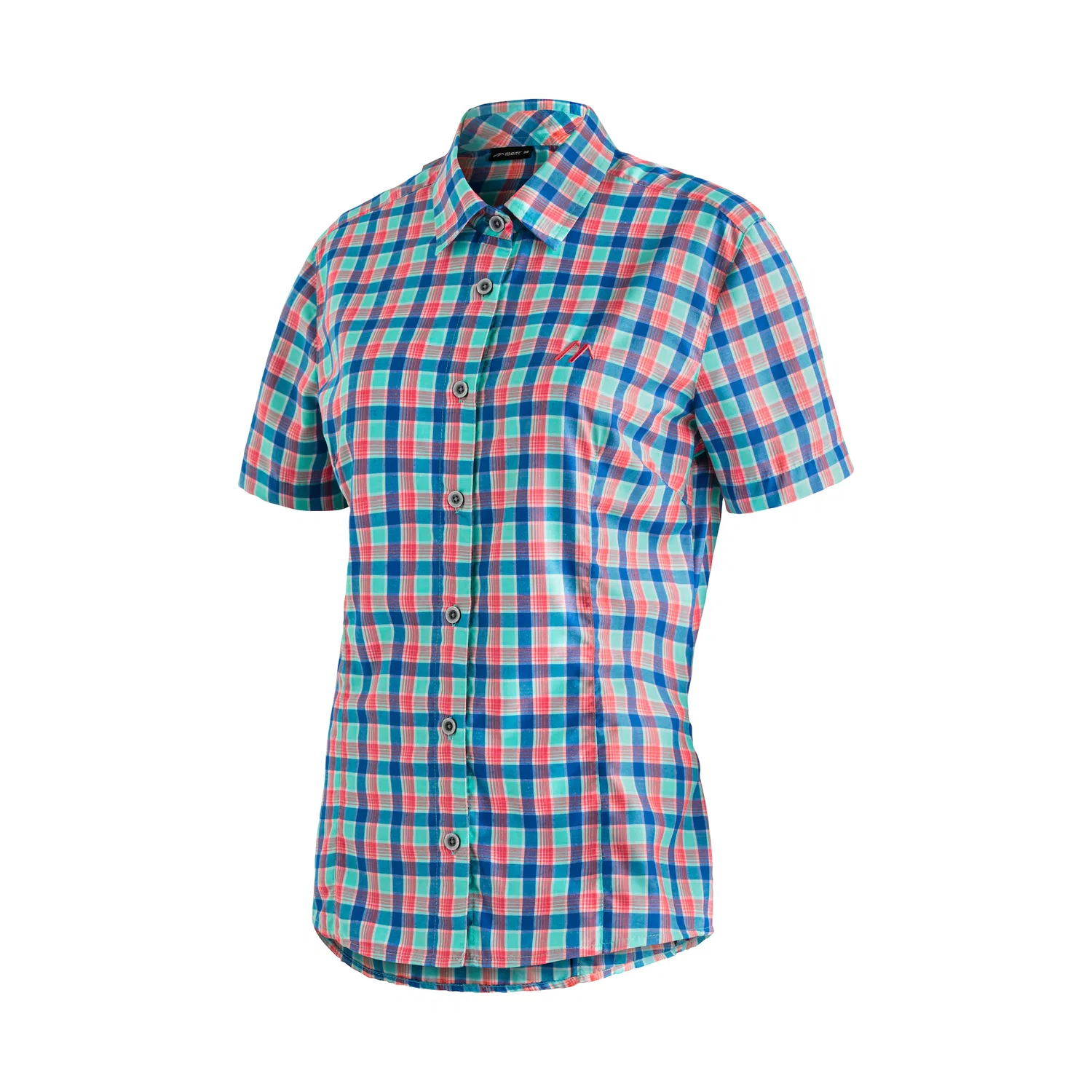 Женская функциональная блуза с коротким рукавом Maier Sports, Plaid