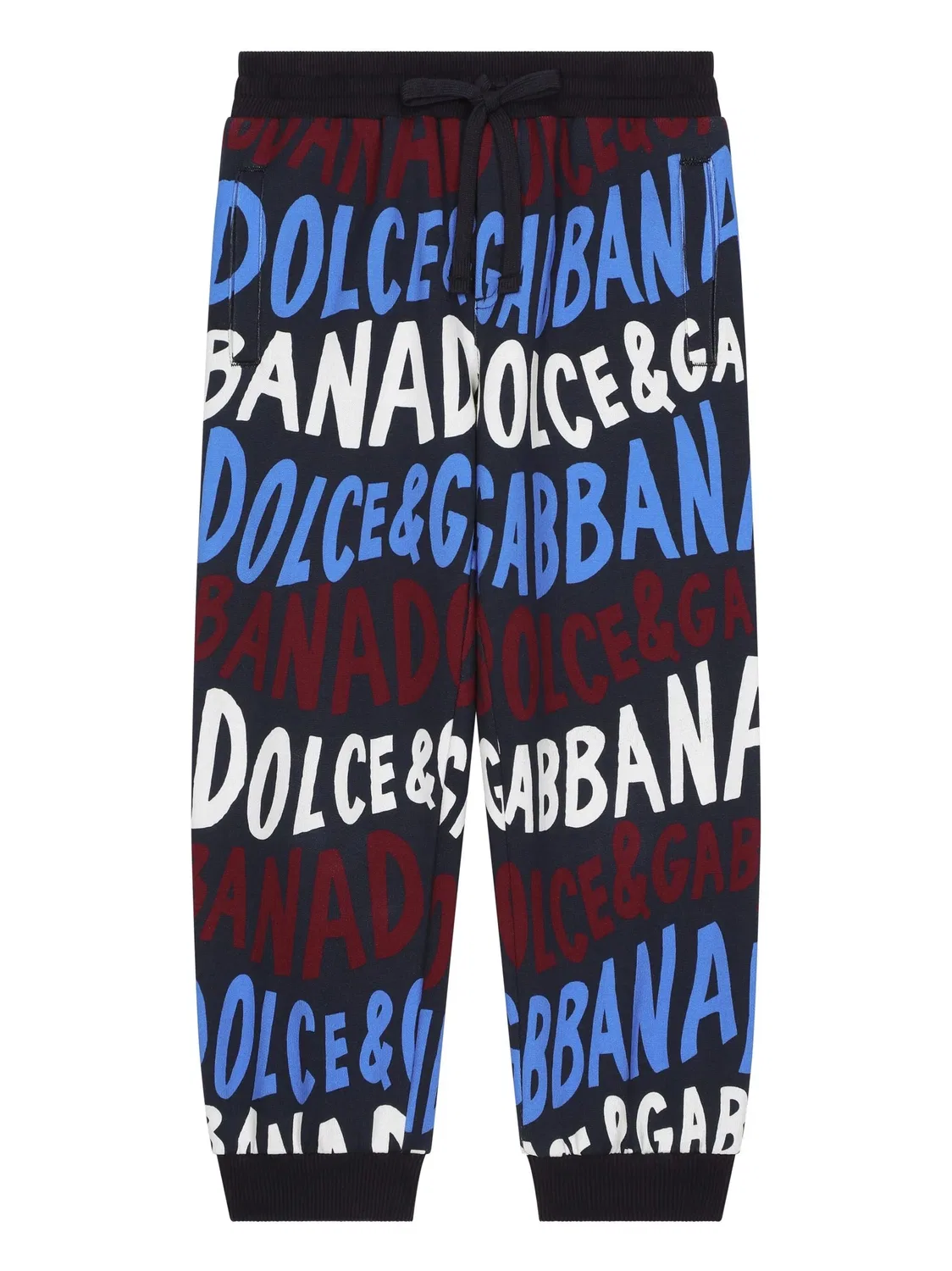 Трек панк с логотипом Dolce & Gabbana, синий