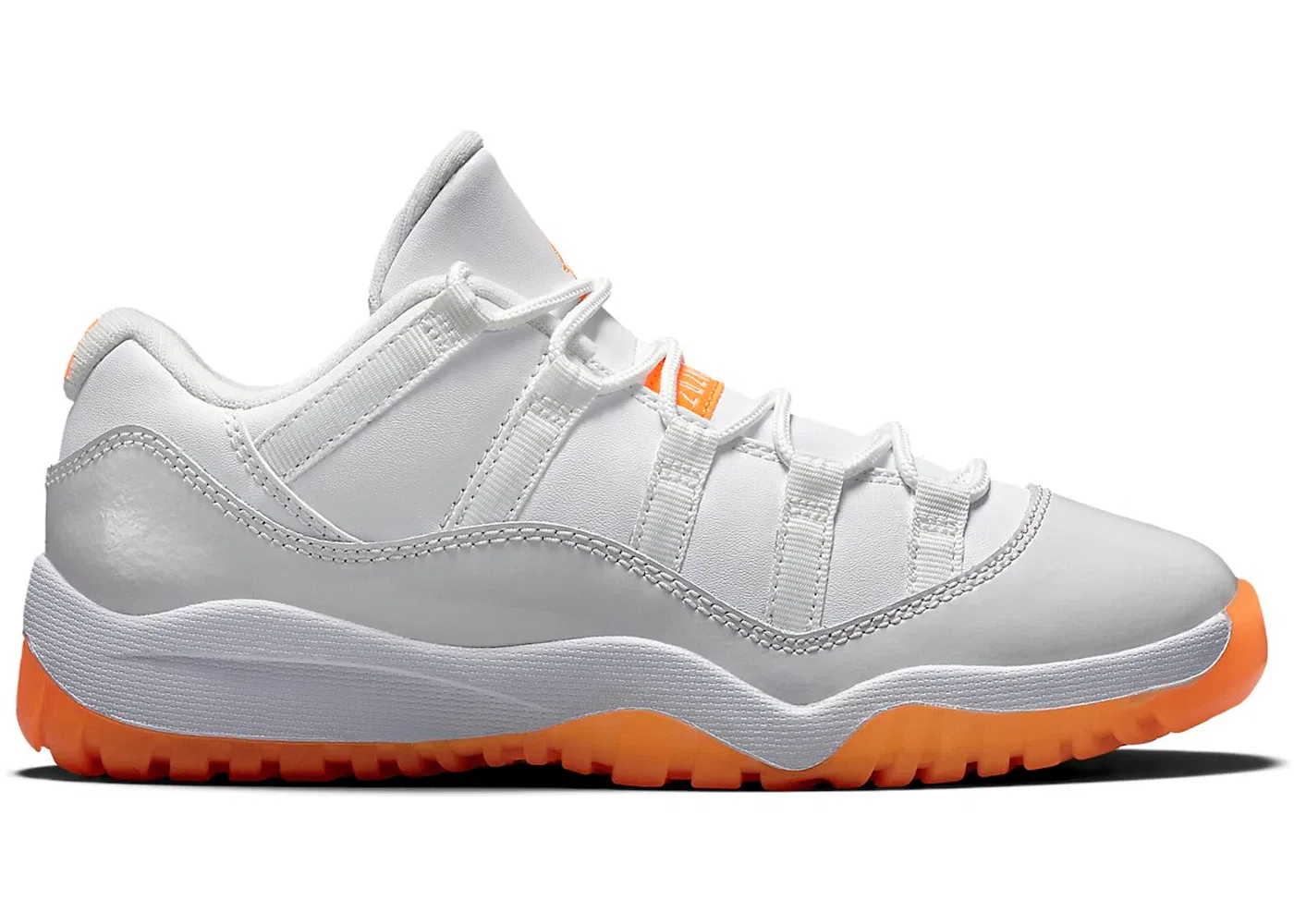 Детские кроссовки Lifestyle с низким профилем Jordan 11 Retro Low Jordan, White/White-Citrus