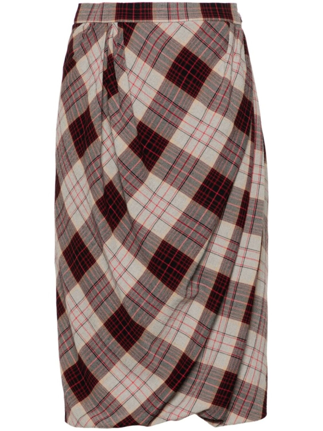 

Vivienne Westwood юбка миди Drunken, серый