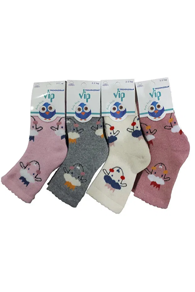 Детские носки для девочек махровые Trendcorap, Colored