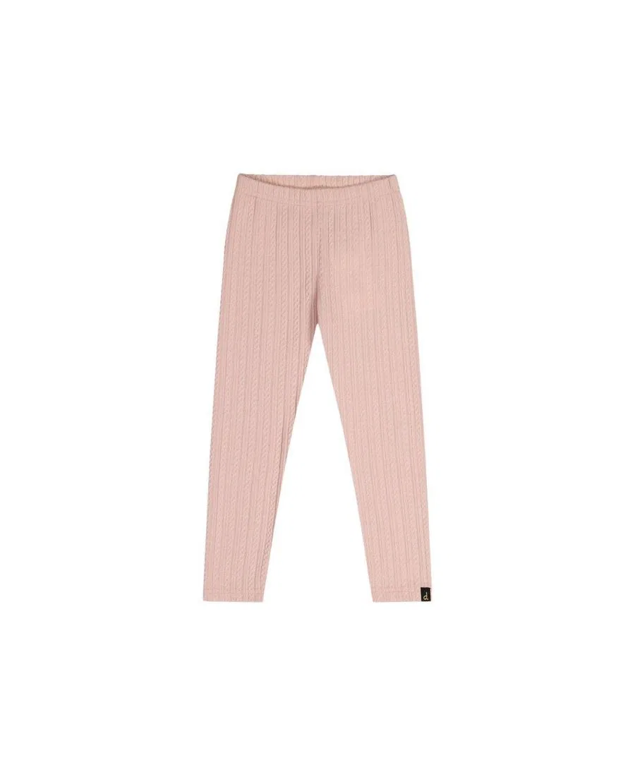 Леггинсы джаккардовые из коллекции Soft Poetry Deux par Deux, Pale Dusty Pink