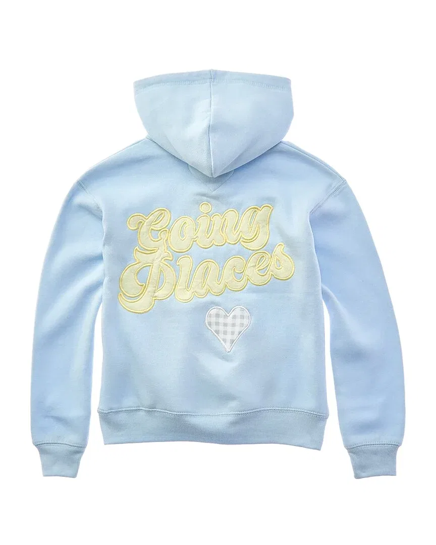 Детское худи для девочек с карманом-кенгуру Going Places Hoodie Vintage Havana, красный — фото 2