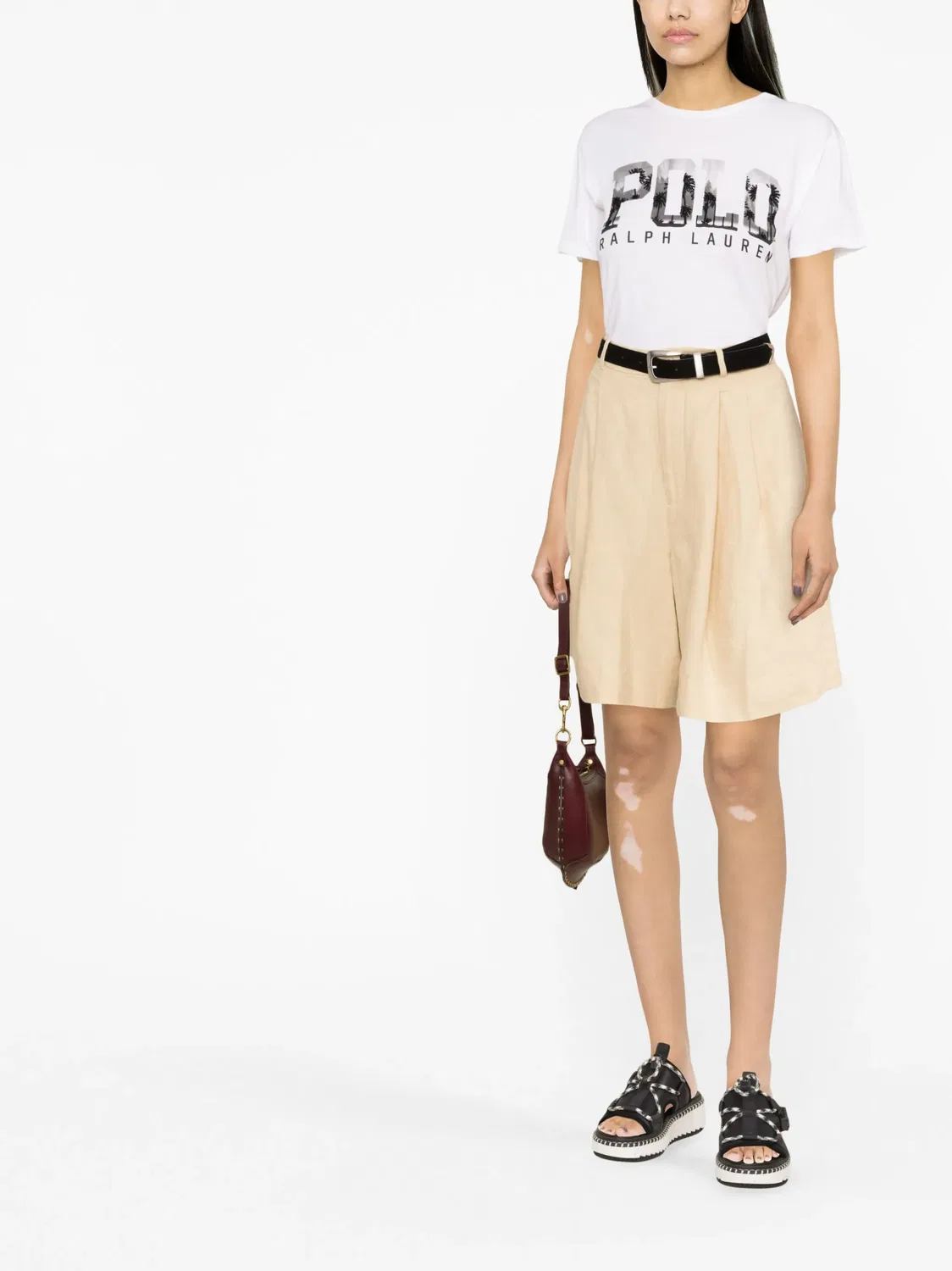 Футболка с Логотипом из Хлопка Polo Ralph Lauren, белый — фото 2