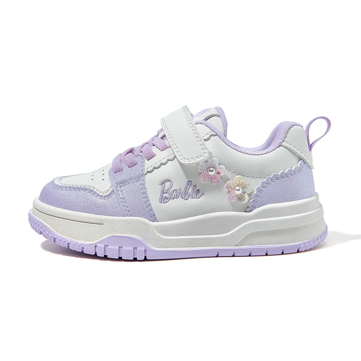 Детские кеды для скейтбординга с принтом Barbie, Light Purple