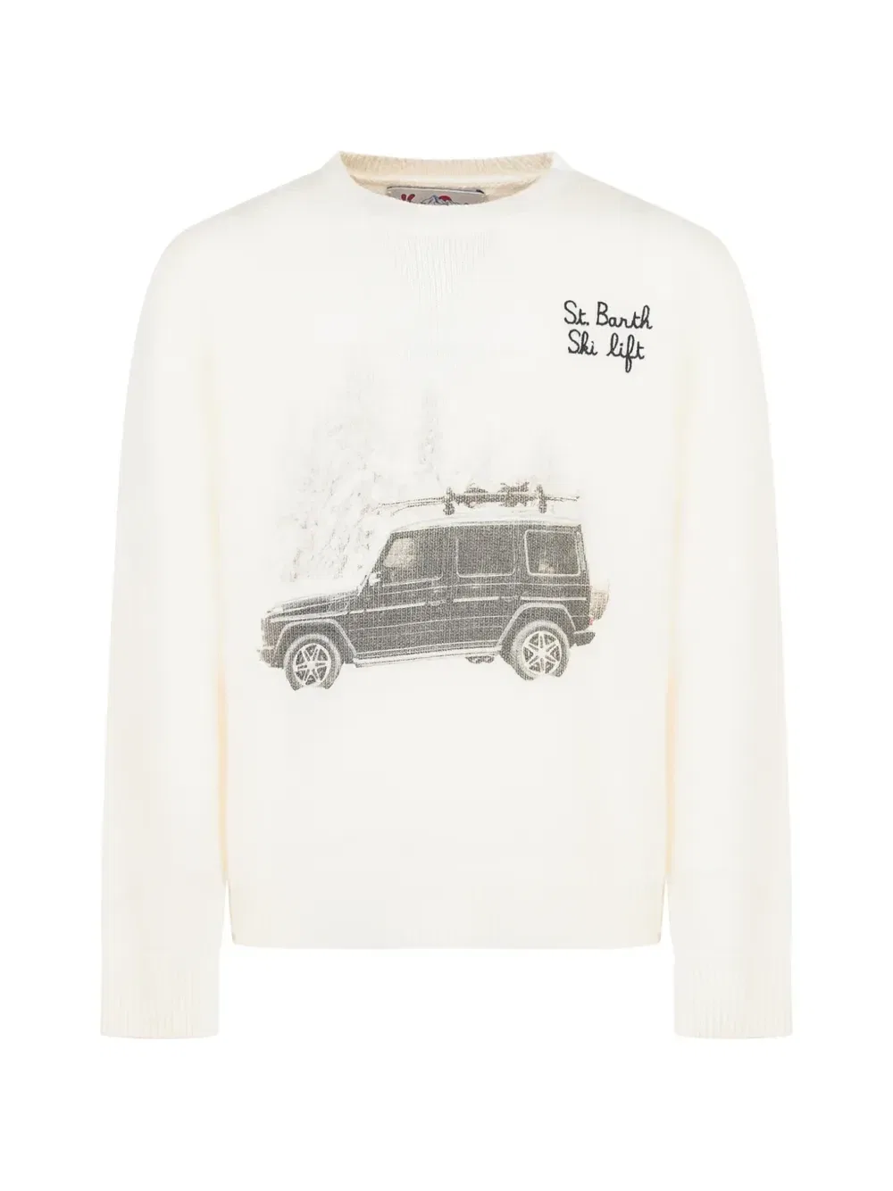 Свитер Дугласа Mc2 Saint Barth Kids, белый