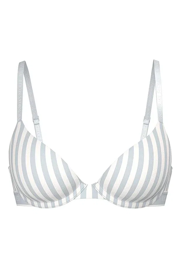 Женский бюстгальтер-деми хлопковый Victoria'S Secret, Gray Fog — фото 3