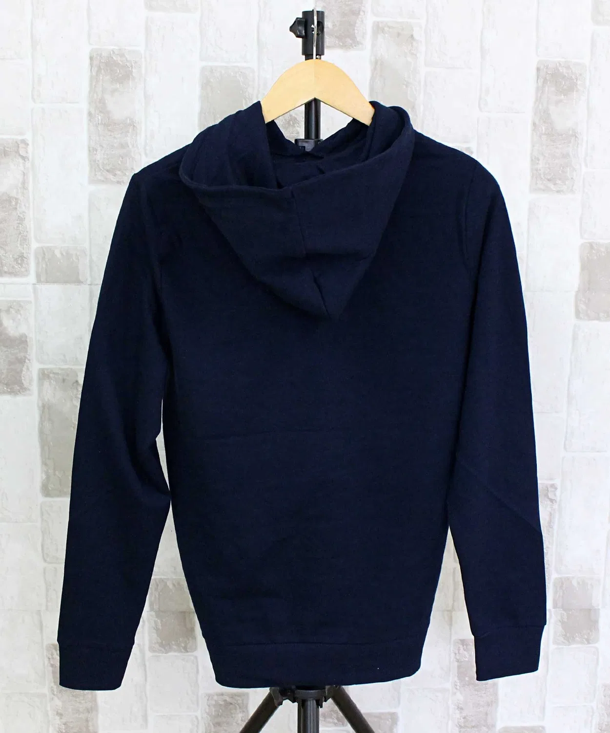 Мужское худи с длинным рукавомBig NO Logo TOMMY HILFIGER, Navy — фото 4