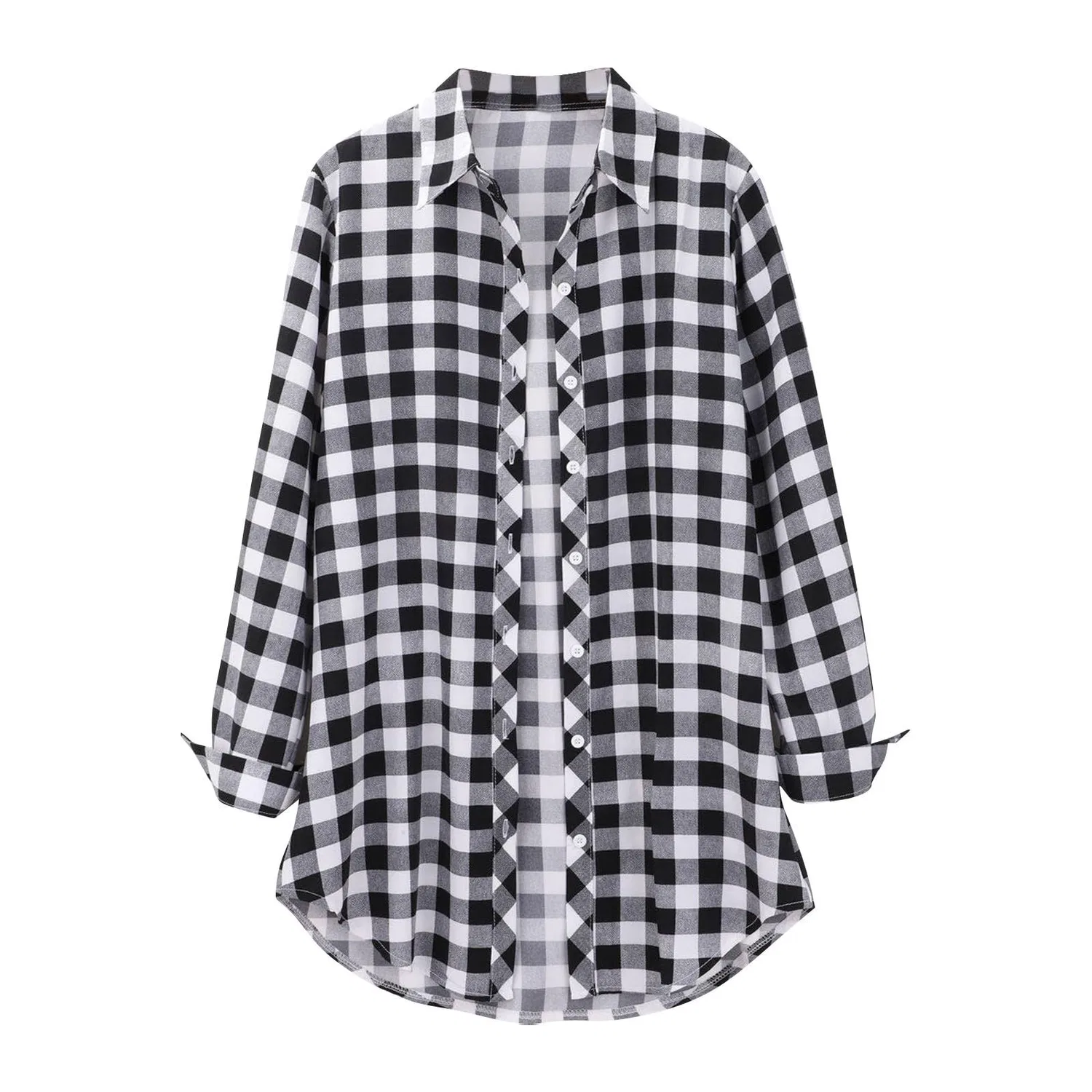 Женская блузка с длинным рукавом Oversized T Shirt, Black