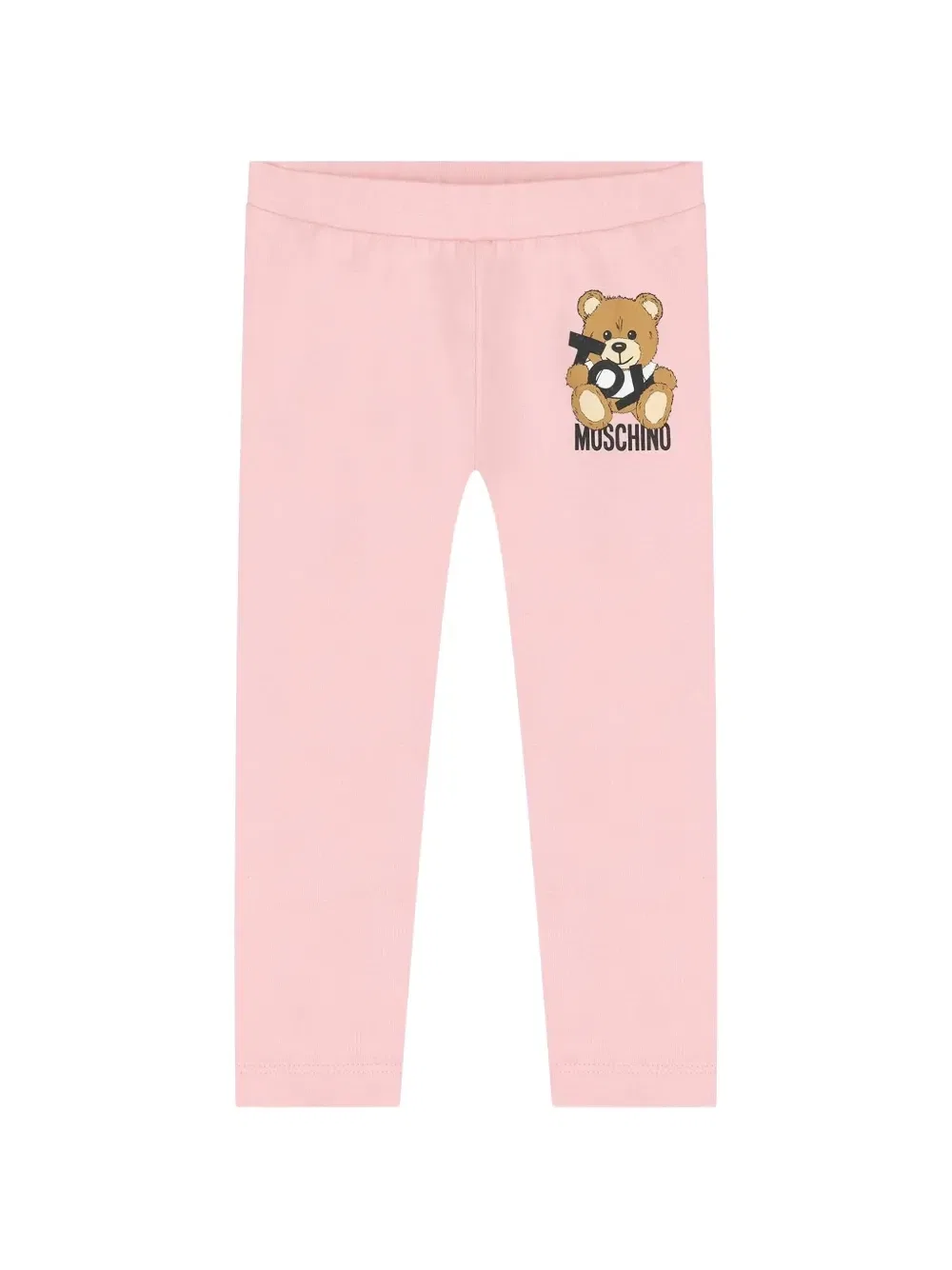 Легинсы с принтом Teddy Bear Moschino Kids, розовый