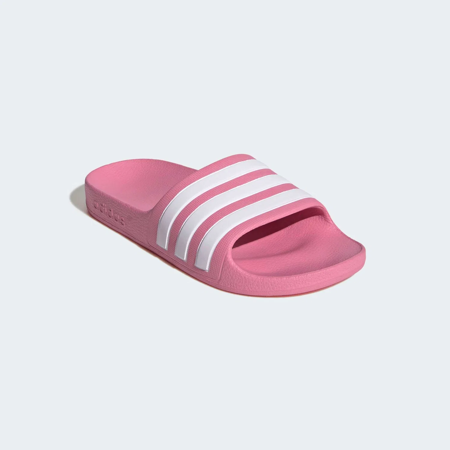 Детские шлепанцы для бассейна с тремя полосками Adidas Sportswear, Bliss Pink/White