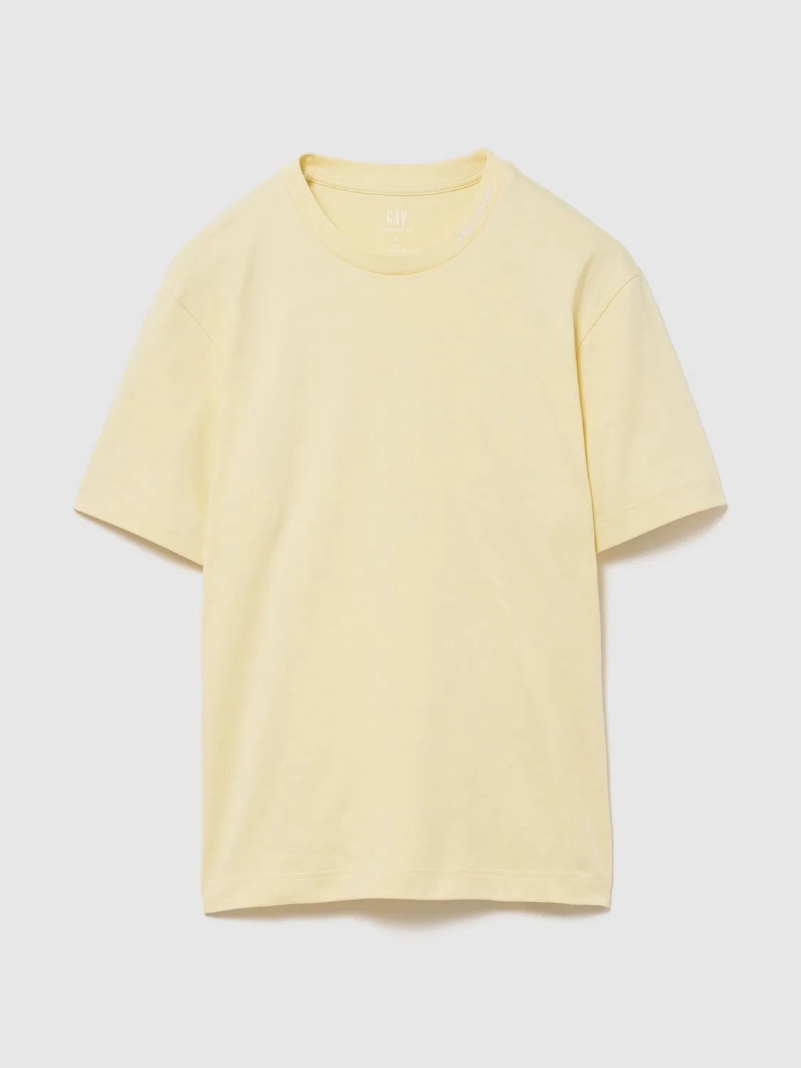 Футболка с логотипом Gap, Heavyweight, свободный крой Gap, желтый