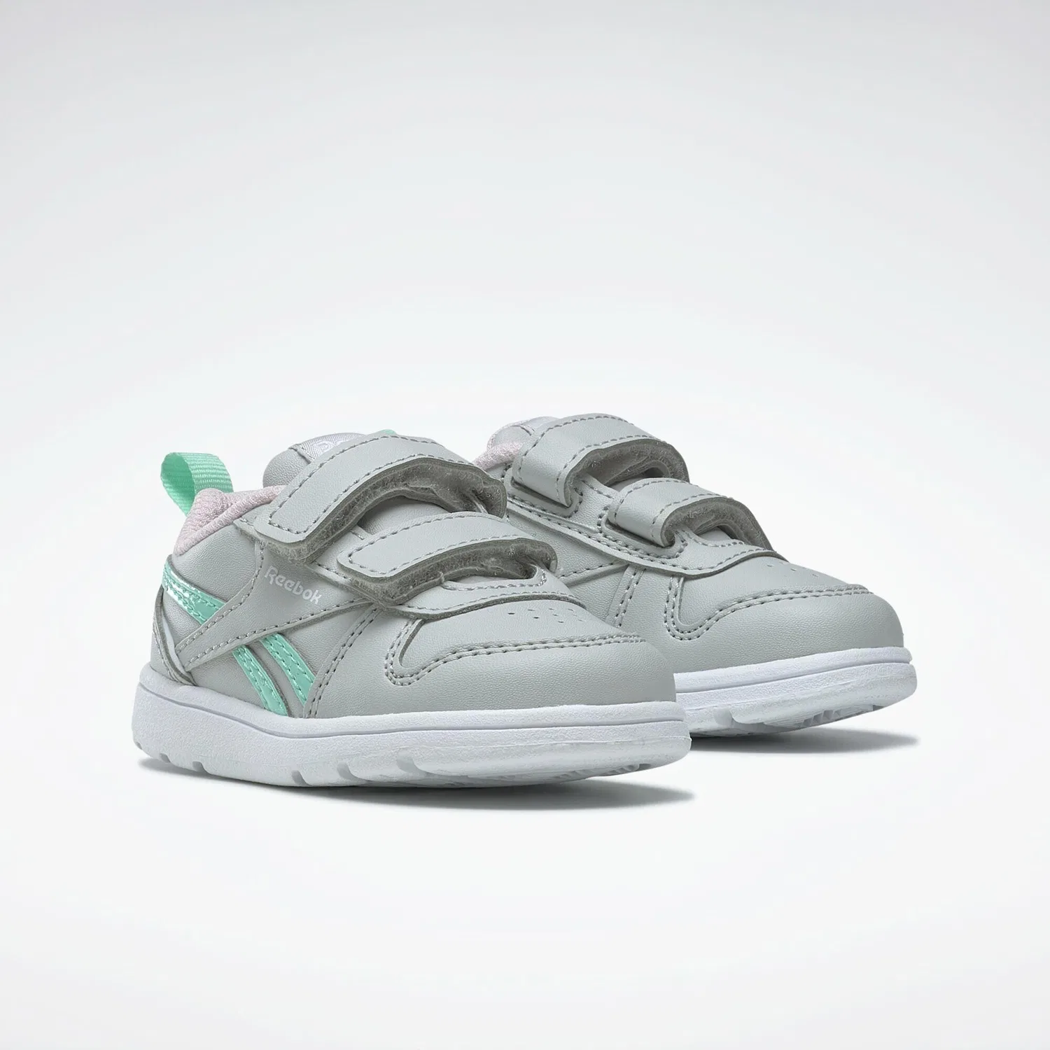 Детские кроссовки с ремешками Reebok Royal Prime 2, Rosa Minzblau Waldgrun — фото 4