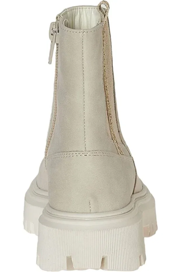 Детские ботинки для девочек с текстильным верхом Chelsea boots Graceland, Nude Color — фото 3