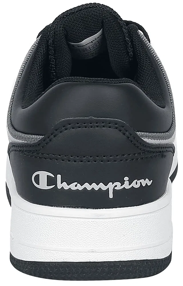 Детские кроссовки для мальчиков с принтом Rebound Low B Gs Champion, Black Kk001 — фото 2