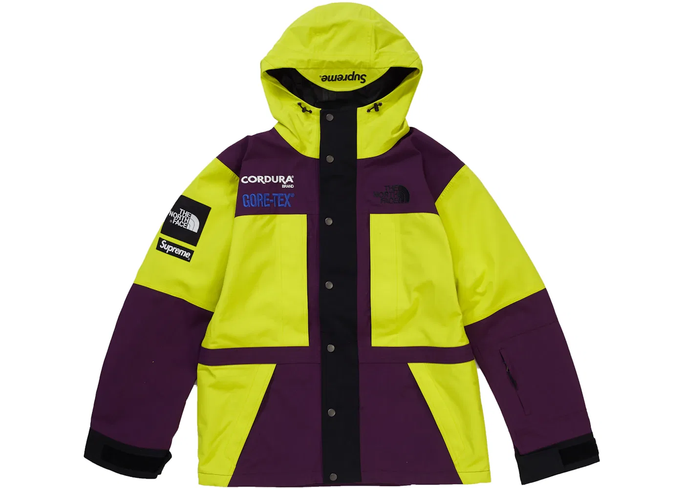 Мужская куртка с принтом Supreme The North Face Expedition, Sulphur