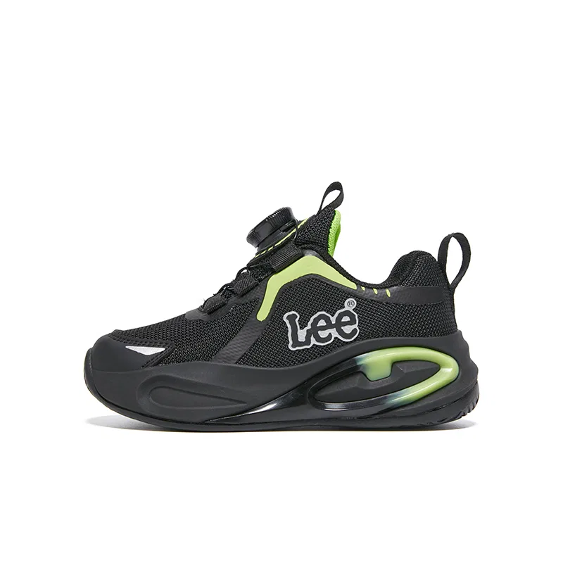 Детские кроссовки с дышащей сеткой Lee, Black Green