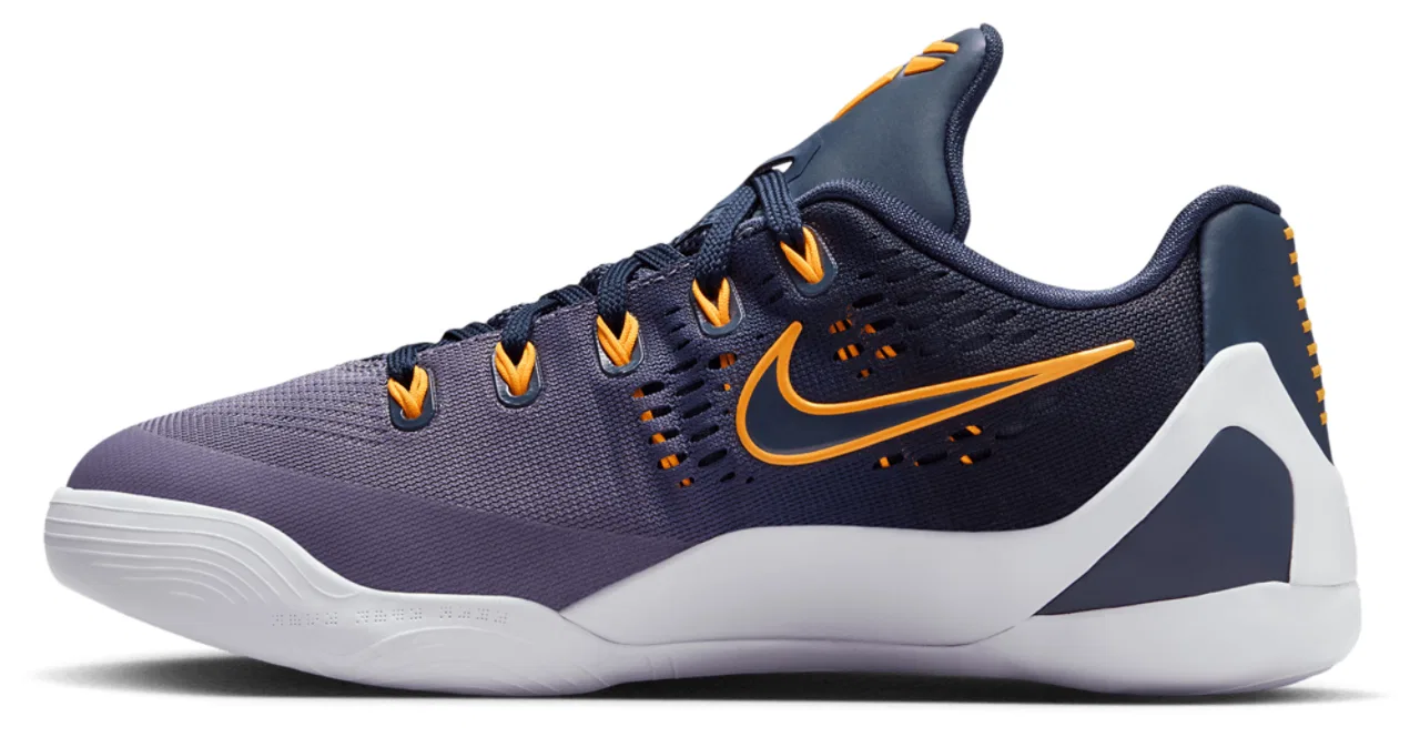 Кроссовки для мальчиков Kobe IX Low EM Nike, цвет Thunder Blue/Laser Orange/Daybreak — фото 2