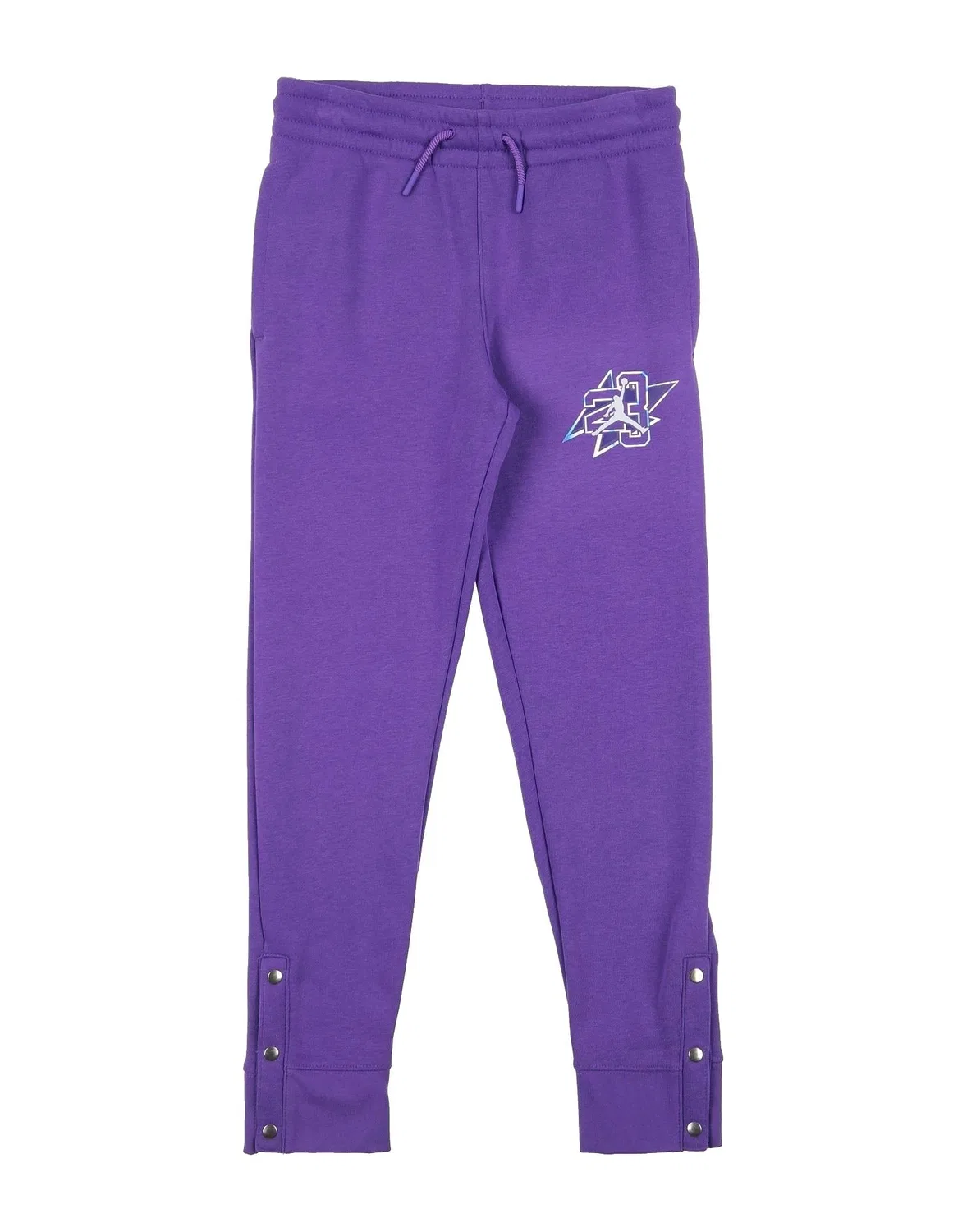 Детские спортивные штаны для девочек с принтом Take Flight Snap Flc Pant Jordan, фиолетовый