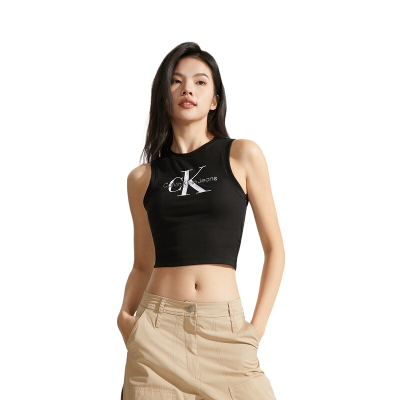 Женский жилет Calvin Klein, цвет BEH - CK Black — фото 3