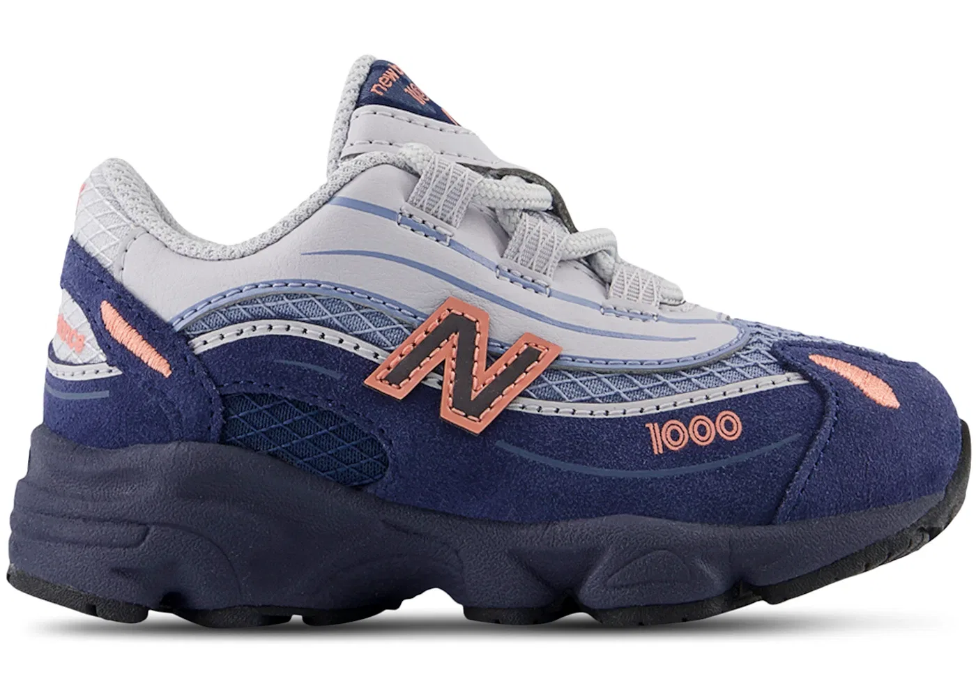 Детские кроссовки Lifestyle New Balance 1000, Navy/Nautical Coral/Grey