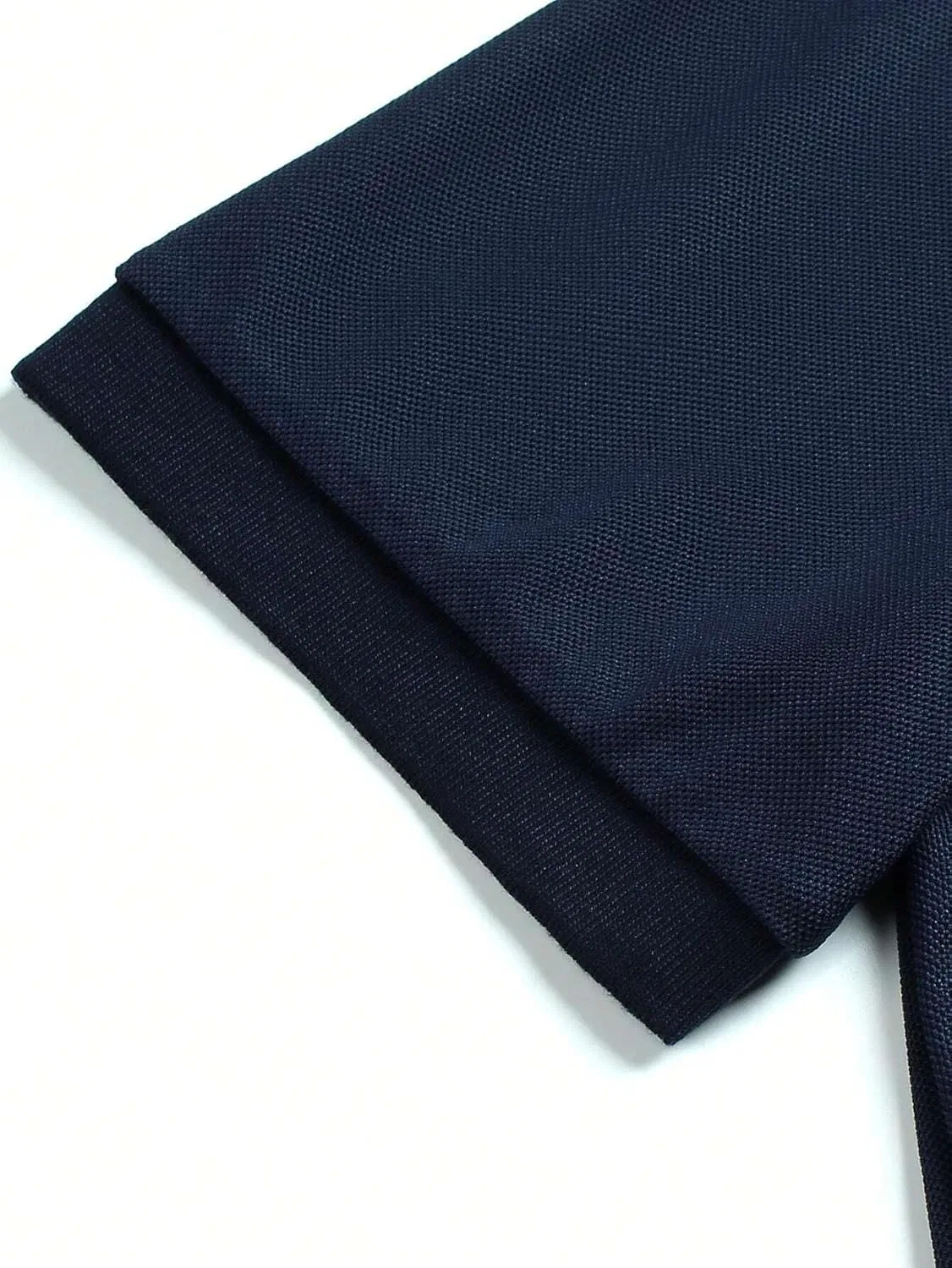 Мужская футболка колорблок Short Sleeve, Navy Blue — фото 3