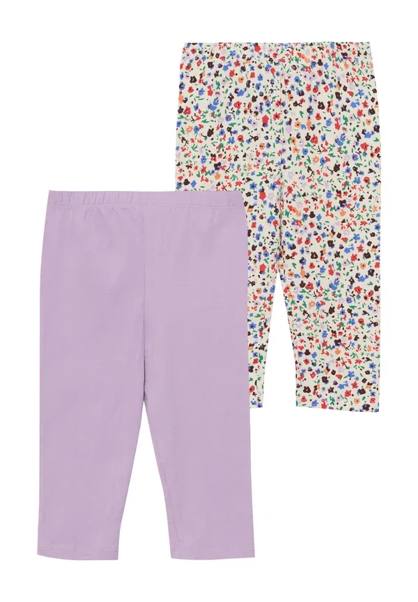 Лосины 2 шт, флоральный принт, Leggins 2 pack, S.Oliver, lila, лиловый