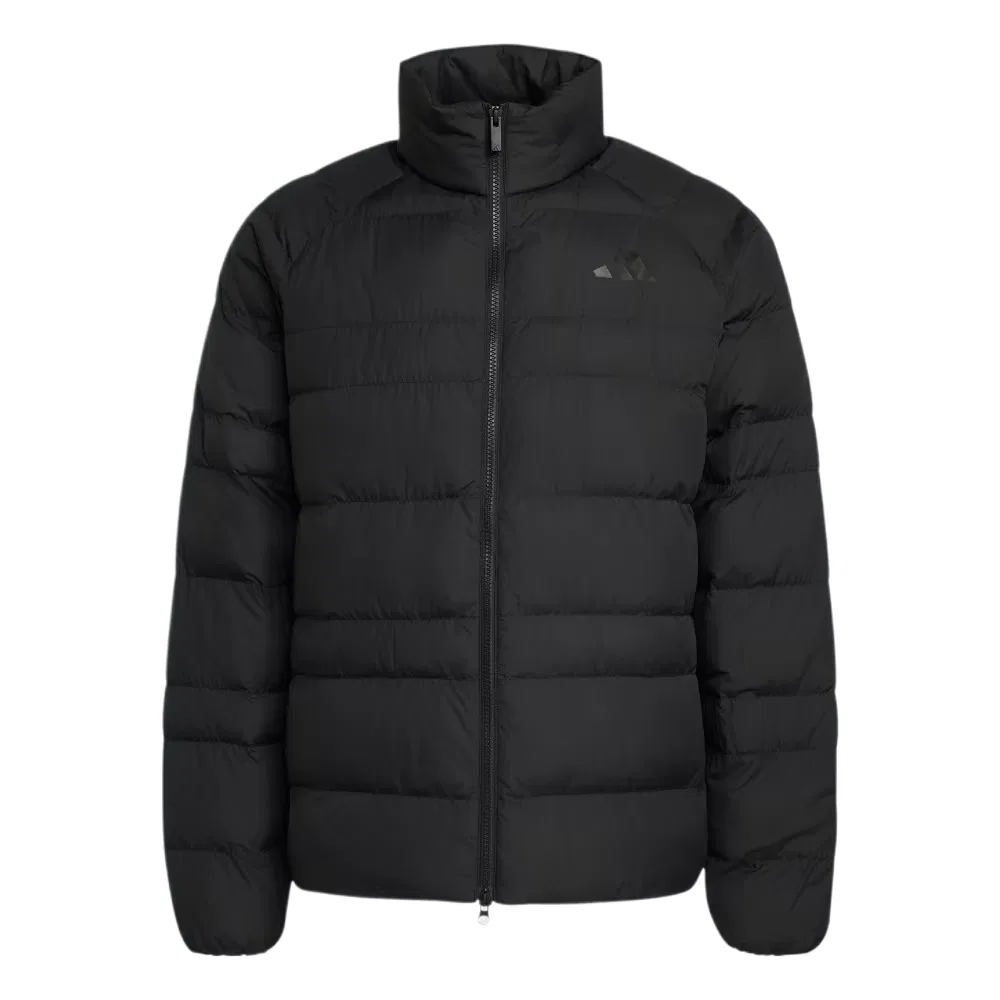 Мужской пуховик с воротником-стойкой Black Adidas, Black